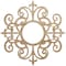 Ekena Millwork Dijon Wood Fretwork Pierced Ceiling Medallion, Red Oak, 38"OD x 12 3/8"ID x 3/8"T CMWP38X38X0375DIRO - alternate 1